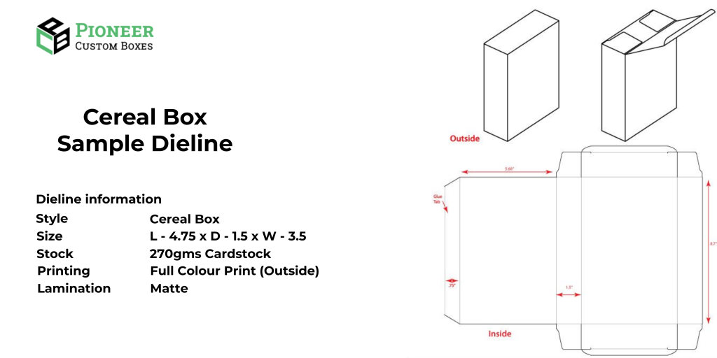 Cereal Box Dimensions