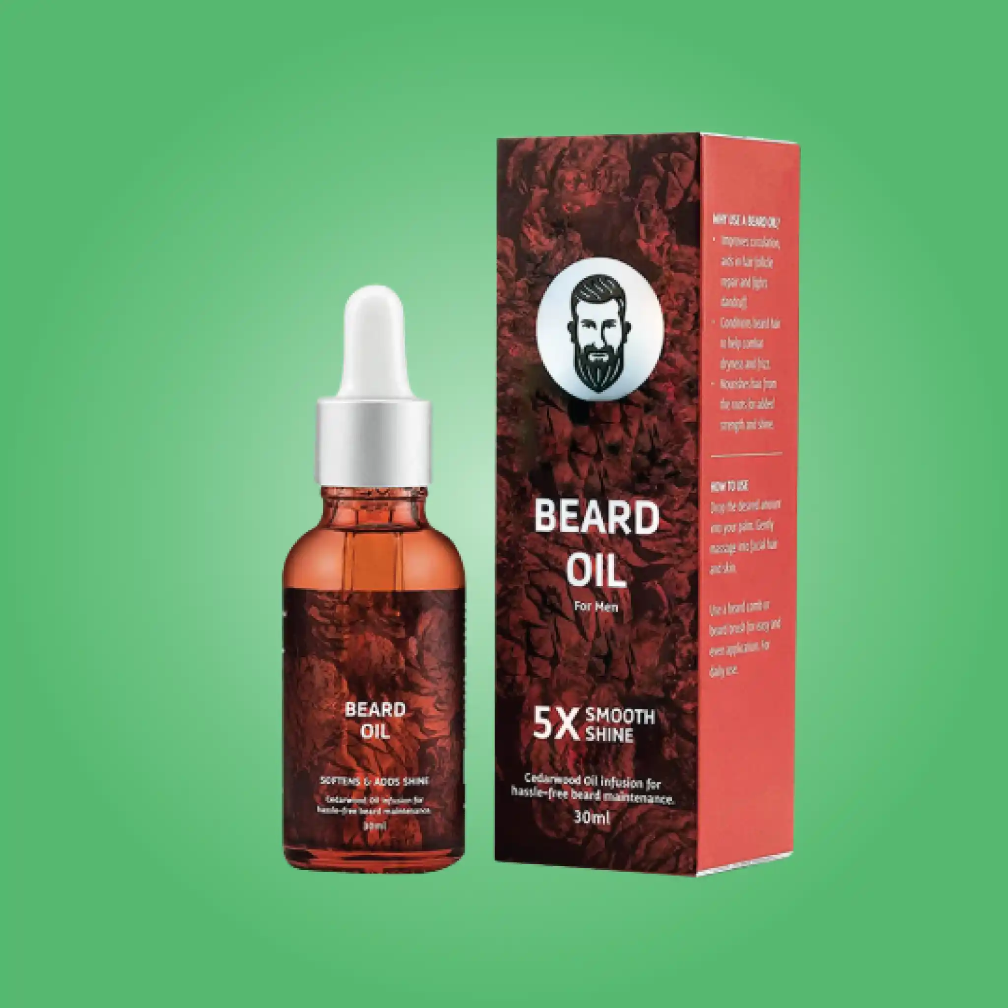 Custom Beard Oil Boxes