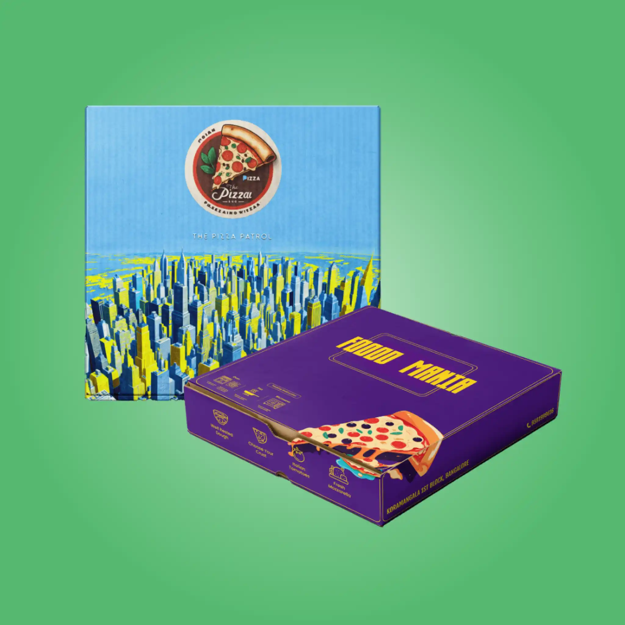 Custom Kraft Pizza Boxes