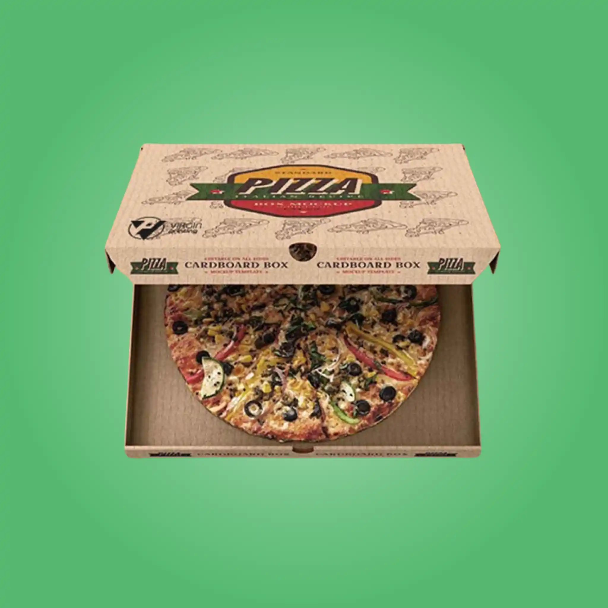 Custom Kraft Pizza Boxes