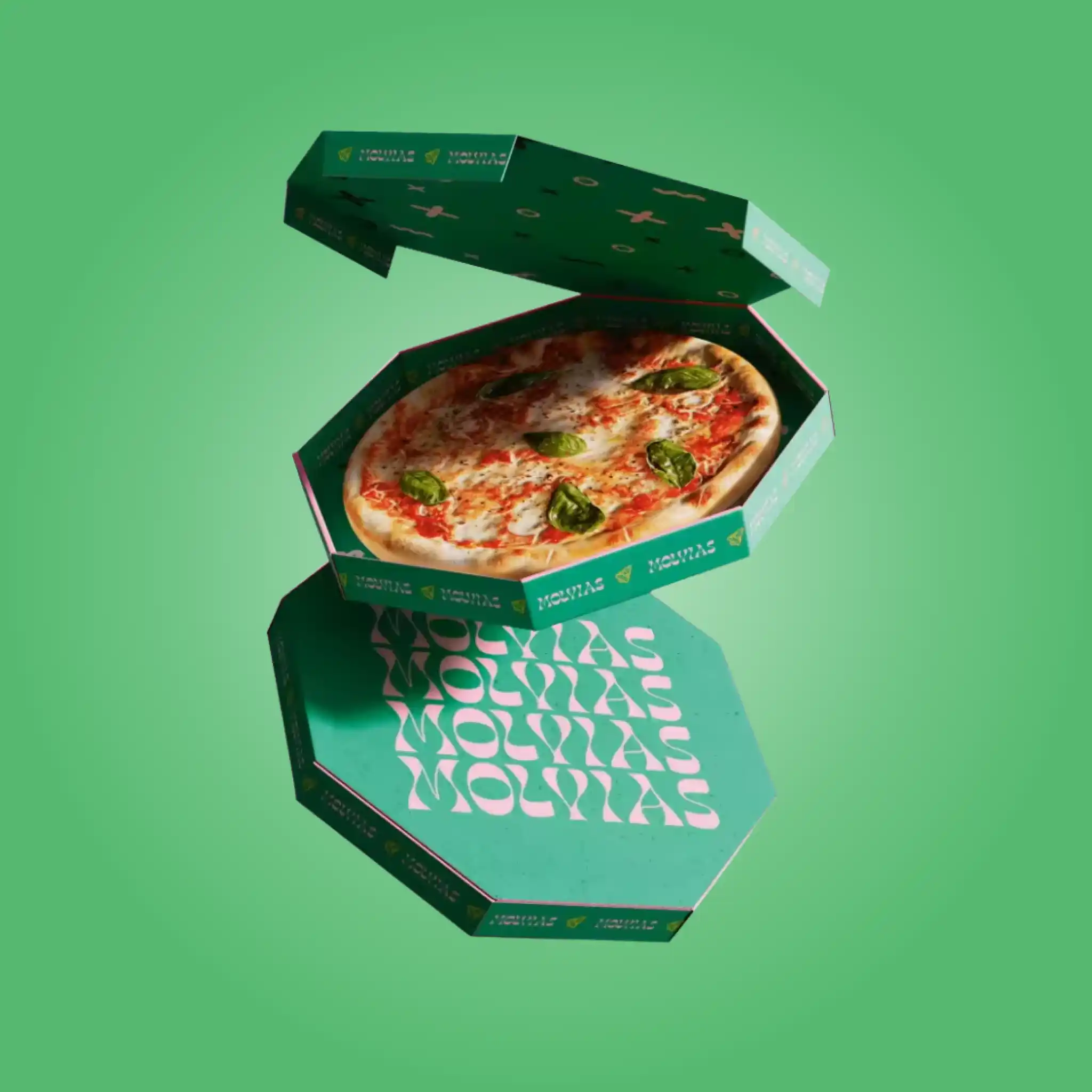 Custom Octagonal Pizza Boxes